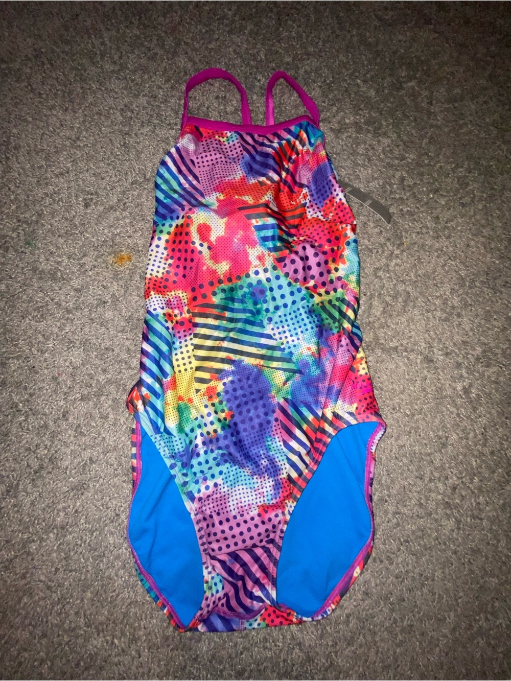 Girls' Multi-Color One-Piece Swim Suit -  Swim Speedo